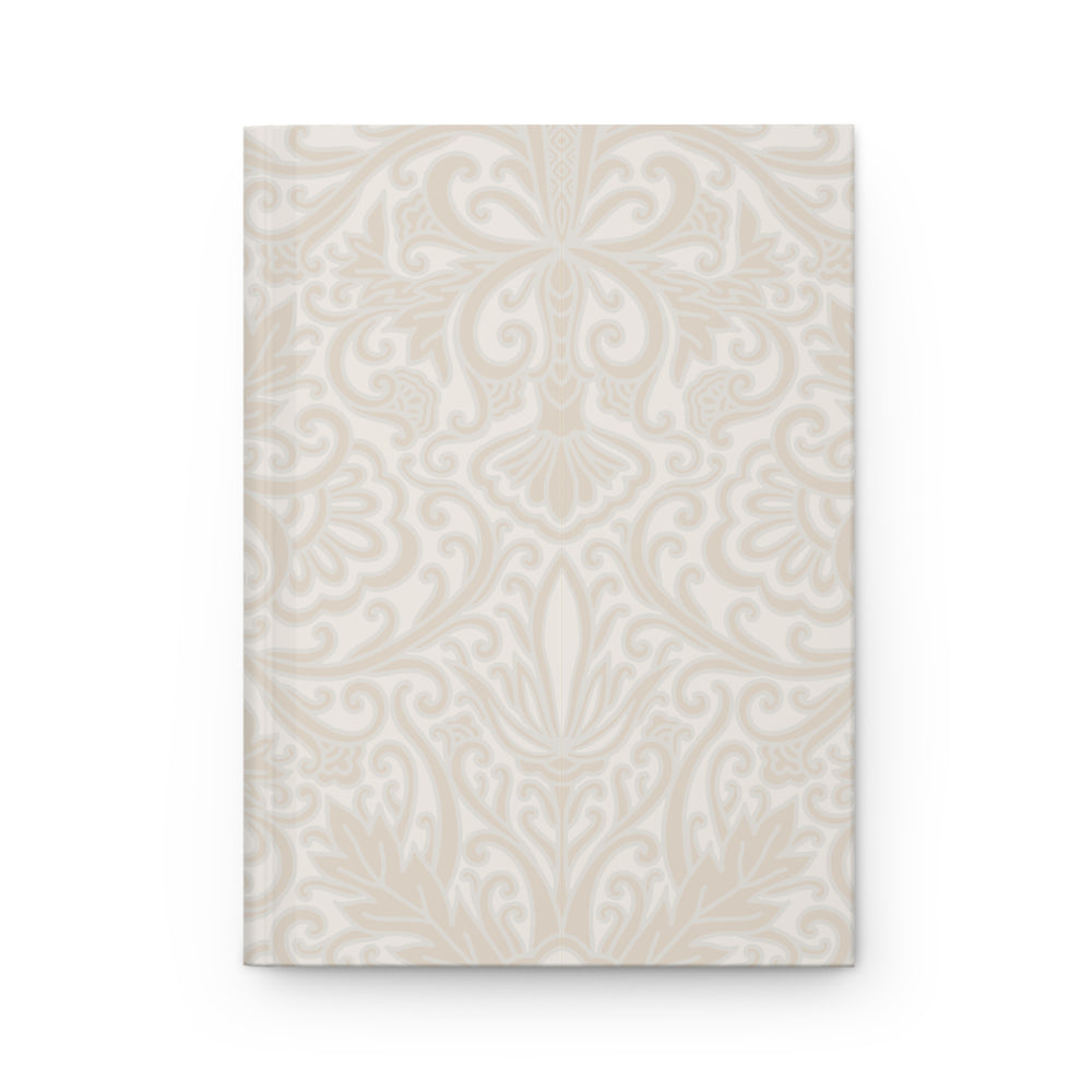 Grand Tour Damask in Parchment Lined Hardcover Journal