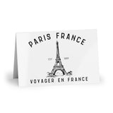 Paris Travel in France Notecards 10 Pack