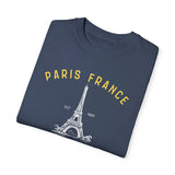 Paris Travel Garment-Dyed T-Shirt
