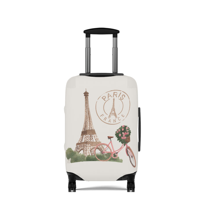 Paris Romantic Luggage Cover