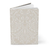 Grand Tour Damask in Parchment Lined Hardcover Journal