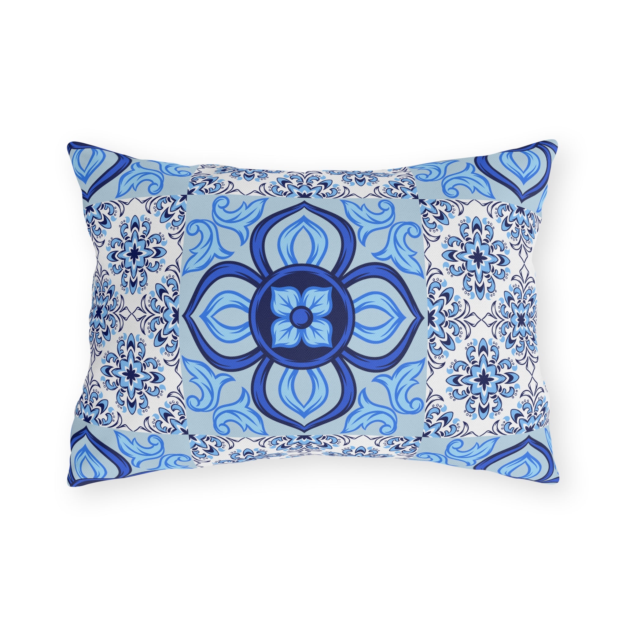 Amalfi Coast Lemons Outdoor Patio Pillow