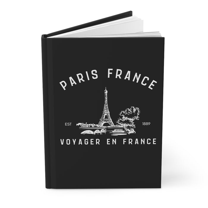 Paris Travel Hardcover Journal
