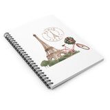 Paris Romantic Spiral Notebook