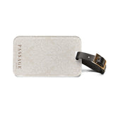 Grand Tour Damask in Parchment Luggage Tag