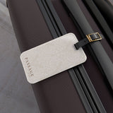 Grand Tour Damask in Parchment Luggage Tag