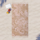 Antique Floral Damask Picnic & Beach Towel