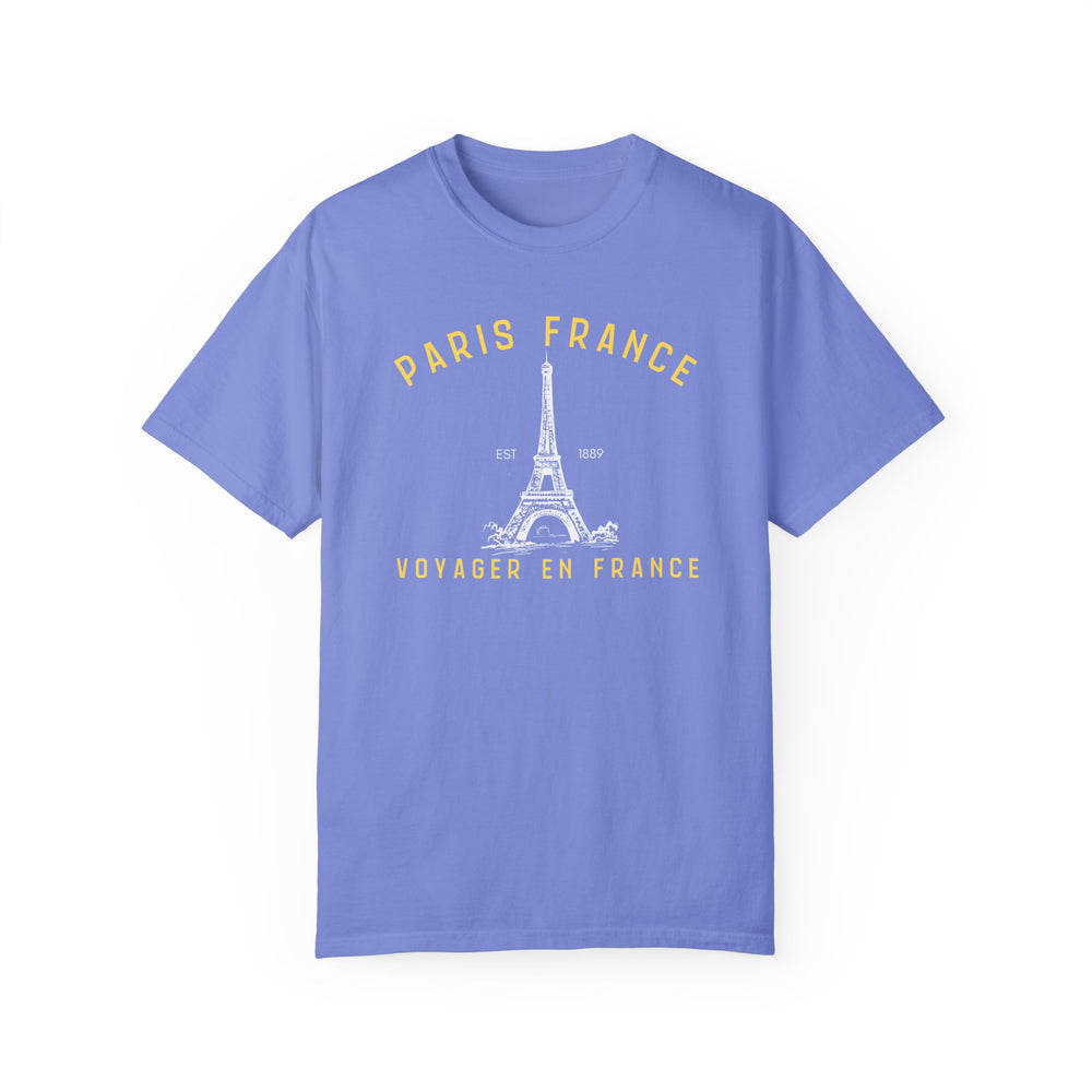 Paris Travel Garment-Dyed T-Shirt