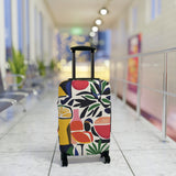 Modern Mediterranean Abstract Art Luggage Cover
