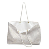 Grand Tour Damask in Parchment Floral Weekender Bag
