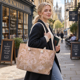 Antique Damask Floral Weekender Bag