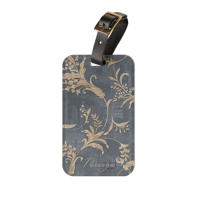 Vintage Damask Luggage Tag