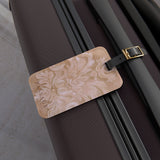 Antique Floral Damask Luggage Tag