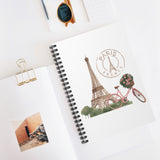 Paris Romantic Spiral Notebook