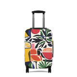 Modern Mediterranean Abstract Art Luggage Cover