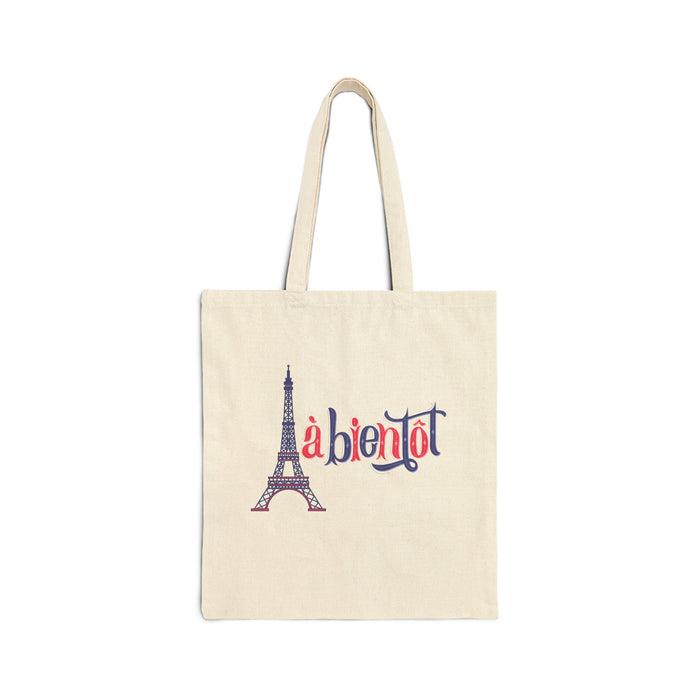 À Bientôt Canvas Tote