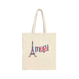 Merci French Phrases Tote Bag