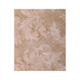 Antique Floral Damask Velveteen Blanket