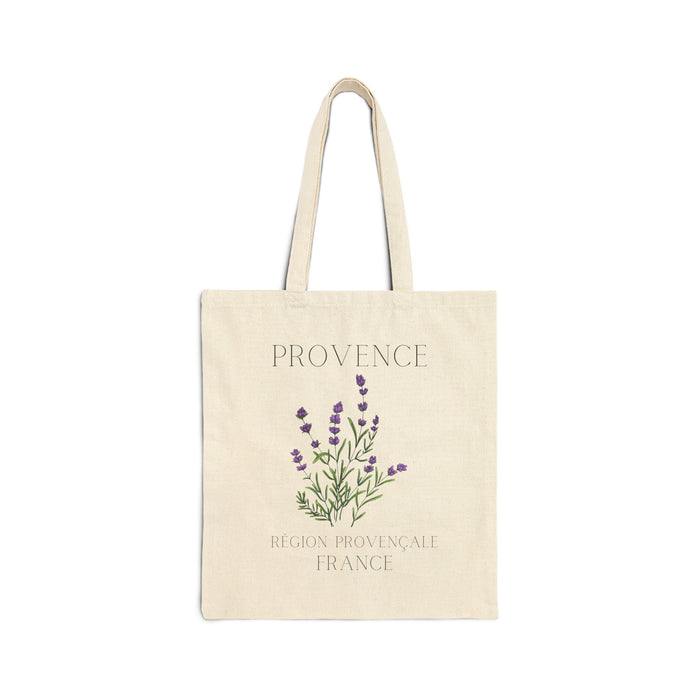 Provence Lavender Canvas Tote