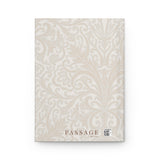 Grand Tour Damask in Parchment Lined Hardcover Journal