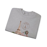 Paris France Romantic Crewneck Sweatshirt