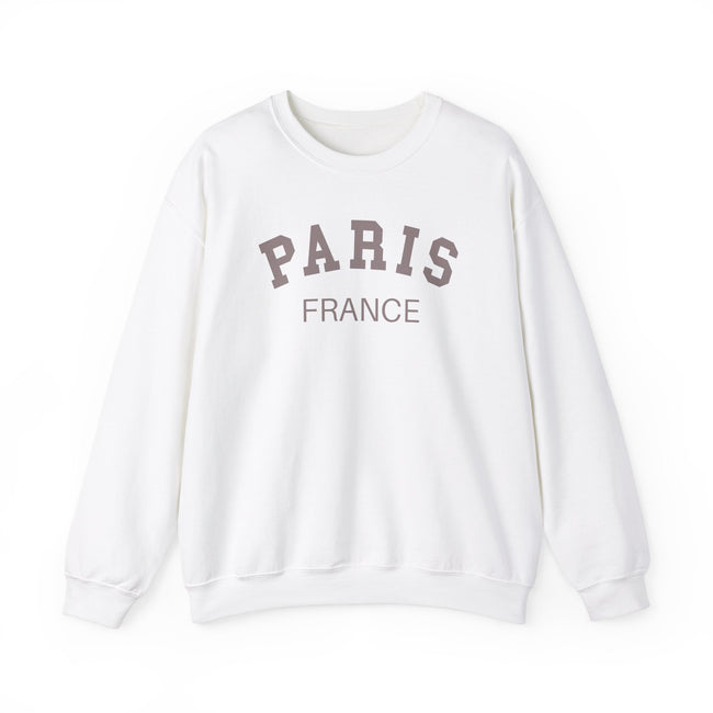Paris Varsity Crewneck Sweatshirt