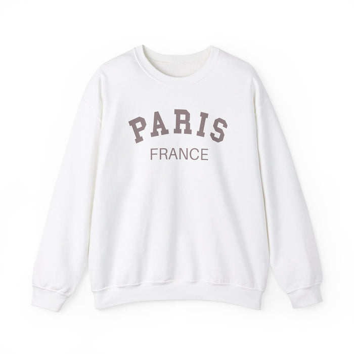 Paris Varsity Crewneck Sweatshirt