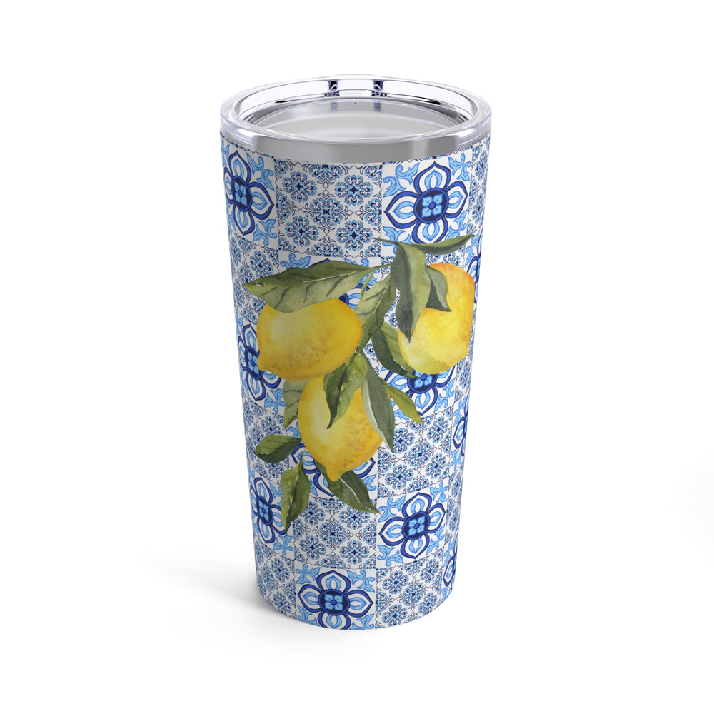 Amalfi Coast Tiles & Lemons Tumbler