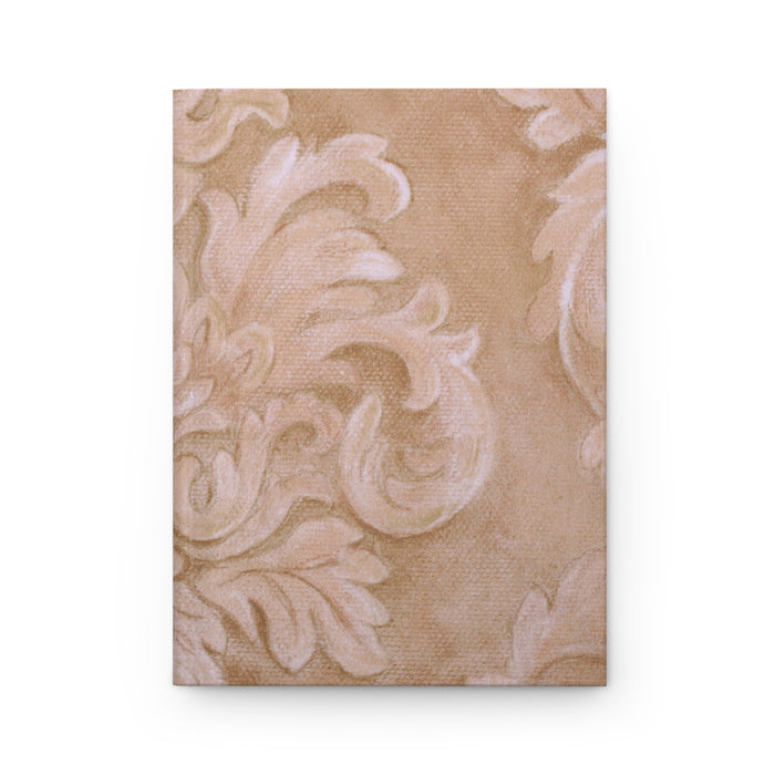 Antique Floral Damask Lined Hardcover Journal