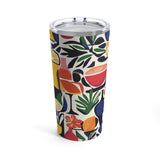 Modern Mediterranean Abstract Art Tumbler