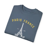 Paris Travel Garment-Dyed T-Shirt