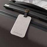 Grand Tour Damask in Parchment Luggage Tag